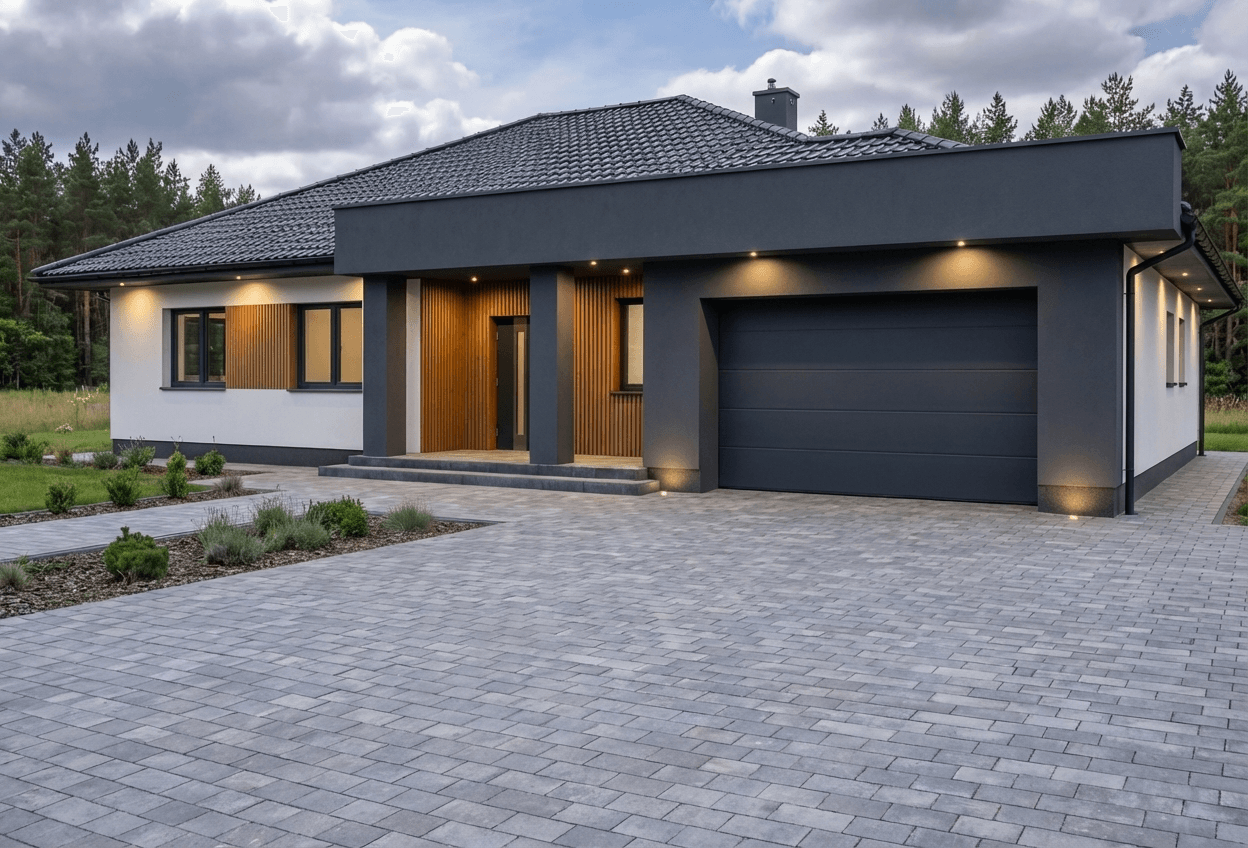 Styl elewacji: Trilayer Lamele